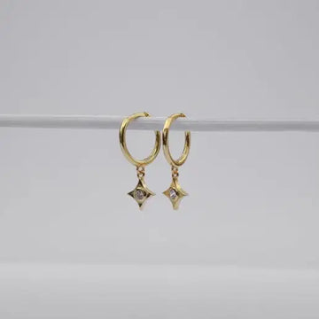 Valentino Dangle Huggie Hoops